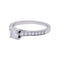 Bague 47 Piaget Limelight - Bague solitaire en platine sertie de diamants 58 Facettes 33116