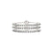 Bague 50 Messika Gatsby - Bague 3 rangs en or blanc et diamants 58 Facettes 35330