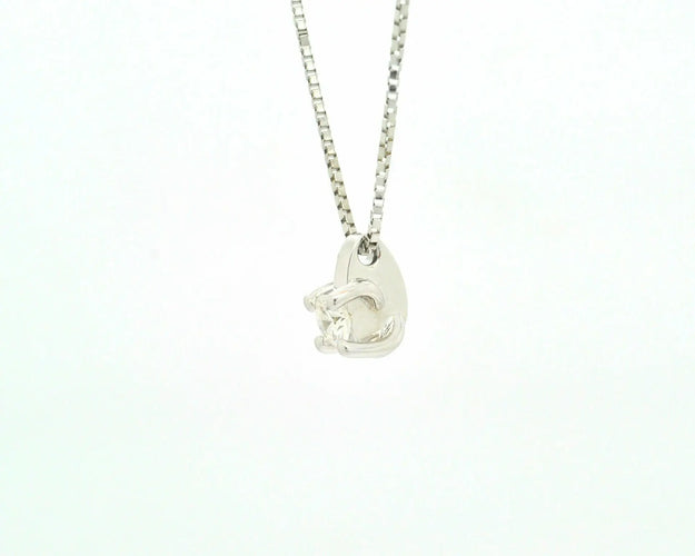 Collier Salvini - Collier point de lumière en or blanc et diamant 58 Facettes 8323