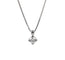 Collier Collier point lumineux en or blanc 18 kt et diamant 0,25 ct 58 Facettes 9517
