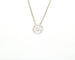 Collier Collier point lumineux - Diamant 0,60 ct en or blanc 18 ct 58 Facettes 13124