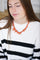Collier Collier branches de corail naturel en or rose 18k 58 Facettes