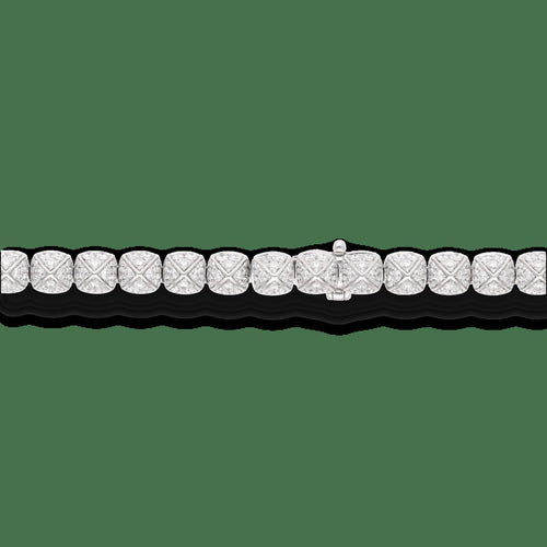 Collier FRED Pain de Sucre - Collier en or gris 18 carats, tanzanite et diamants 58 Facettes FB08219