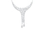 Collier Collier en or blanc 18 carats avec diamants naturels 58 Facettes 63700020