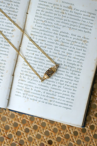 Collier Collier régional en or jaune 18kt, fermoir barillet émaillé 58 Facettes