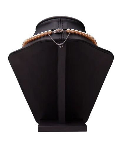 Collier Collier La Vie en Or Argent 925 perle diamant 58 Facettes BO220146/LAVIEENOR