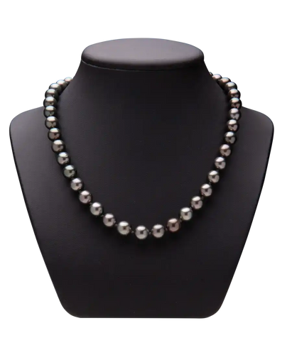 Collier Black Pearl - Collier de perles de Tahiti en or jaune 18K 58 Facettes BO220017/LEBLACKPEARL