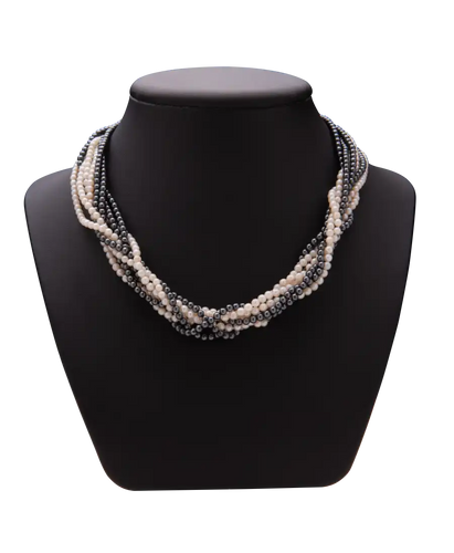 Collier Prestige Multi-Rangs - Collier de perles AA+ en or jaune 18K 58 Facettes BO220421/PrestigeMultiRangs