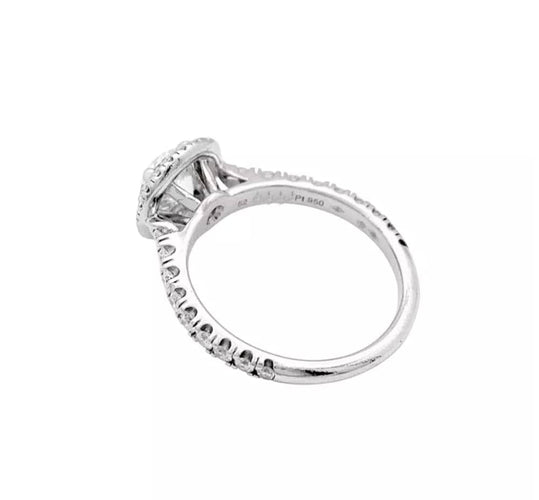 Bague 52 Cartier Destinée - Bague en platine sertie de diamants 58 Facettes 34413