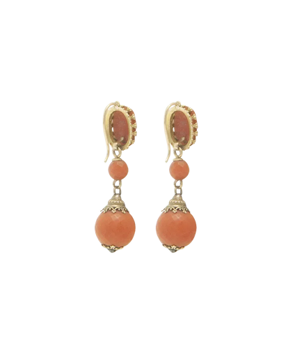 Boucles d'oreilles Rosen - Boucles d'oreilles pendantes en or jaune 18K 58 Facettes BO210546/PENDANTSROSEN