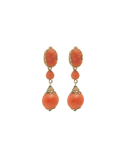 Boucles d'oreilles Rosen - Boucles d'oreilles pendantes en or jaune 18K 58 Facettes BO210546/PENDANTSROSEN