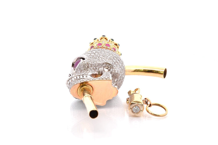 Pendentif Pendentif - Pipe à narguilé en diamants 58 Facettes 26005