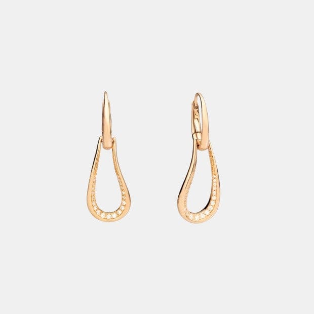 Boucles d'oreilles Fantina Or rose Diamant 0.5ct