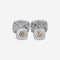 Boutons de manchette Boutons de manchette vintage en or avec diamants (5,83 ct) 58 Facettes 22633
