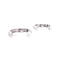 Boucles d'oreilles Boucles d’oreilles créoles en or blanc 750 pavées de diamants 58 Facettes 34514