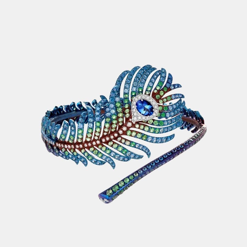 Bracelet Plume de Paon Or blanc Autre 