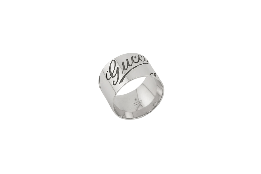 Bague 59 GUCCI - Bague en or blanc 58 Facettes ANL719