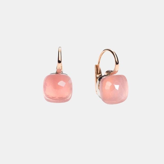 Boucles d'oreilles Nudo Or Quartz 14ct