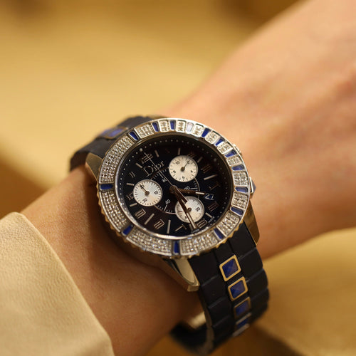 Montre Montre Dior Christal Chrono – Réf. CD114311 – Acier – 39 mm 58 Facettes FB11348
