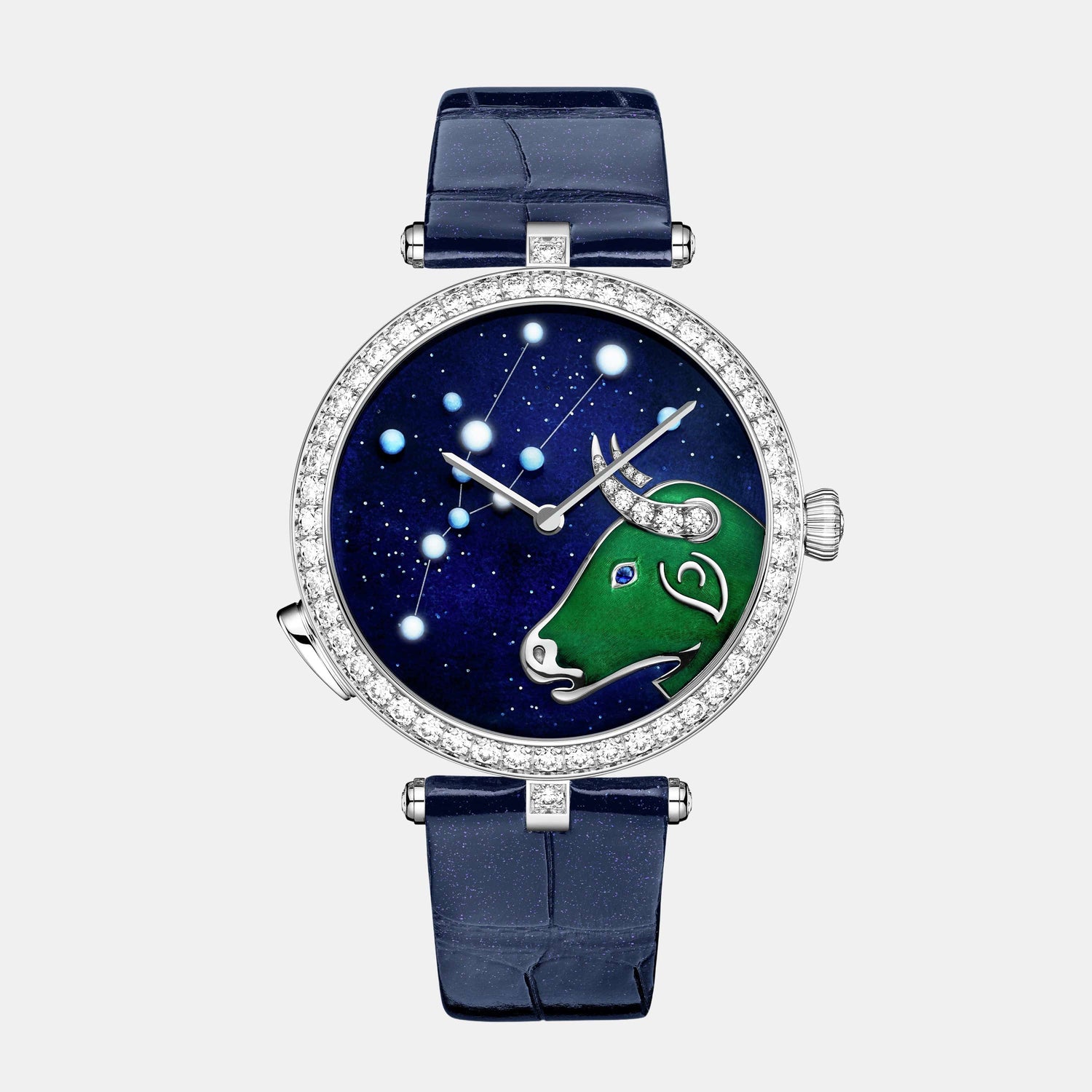 Montre Zodiaque Or blanc Diamant 6.58ct