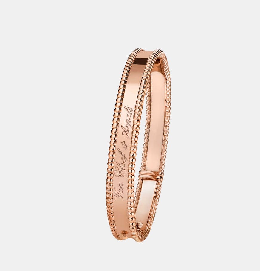 Bracelet Perlée Or rose  