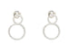 Boucles d'oreilles Boucles d’oreilles créoles en or blanc 18 carats et diamants 2,90 ct 58 Facettes 14000