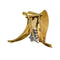 Broche Fontana - Broche en or jaune 750/000 et platine 950/000 avec diamants 58 Facettes 30245