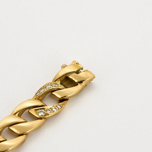 Cartier x Georges Lenfant - Bracelet Bergame en or jaune et diamants