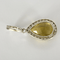 Boucles d'oreilles Paire de Pendants d'oreilles en or gris, quartz lemon et diamants 58 Facettes DV16843-14