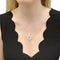 Collier Collier - Pendentif goutte en or blanc 750 et diamant taille brillant 58 Facettes 35216