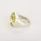 Bague 53 Bague cocktail or 14K quartz lemon et diamants 58 Facettes DV16843-4-53-2