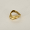 Bague 53 Bague en or jaune godronnée 58 Facettes DV32960-3