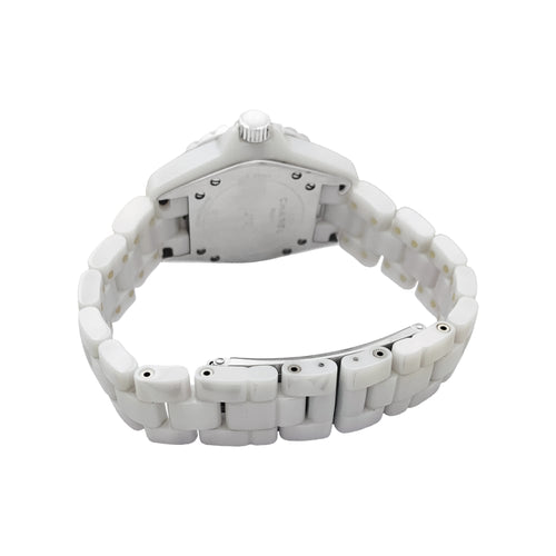 Montre Chanel J12 - Montre en céramique blanche et acier 58 Facettes 35313