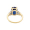Bague 56 Bague saphir 5,86 ct et diamants en or jaune et platine 58 Facettes 34920
