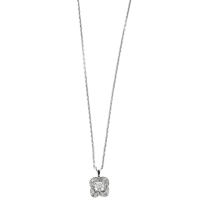 Collier MAUBOUSSIN - CHANCE OF LOVE - Collier en or blanc et diamants 58 Facettes DDV5512-3