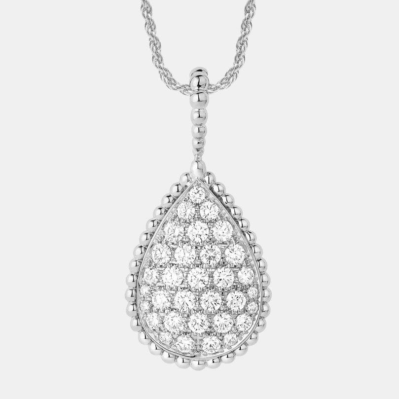 Collier Serpent Bohème Or blanc Diamant 1.34ct S Motif