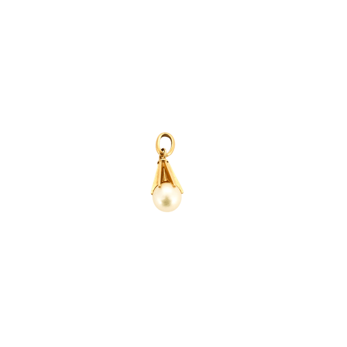 Pendentif Pendentif or jaune perle de culture 58 Facettes LP944