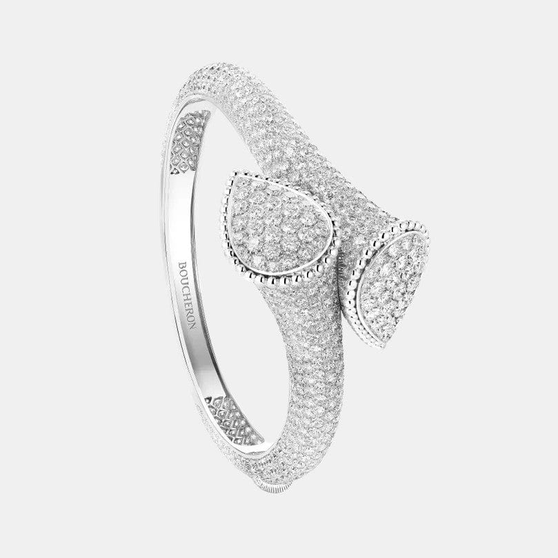 Bracelet Serpent Bohème Or blanc Diamant 20.48ct