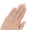 Bague 52 Messika Arabesque - Bague bandeau en or blanc sertie de diamants 58 Facettes 34952