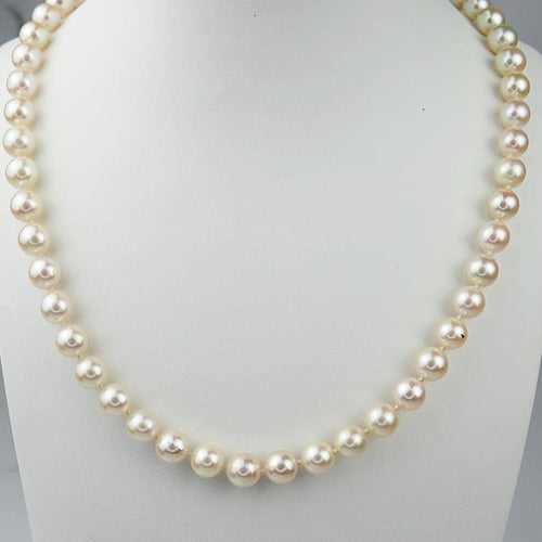 Collier Art déco - Broche avec chaîne de perles en or blanc 14K et diamants 58 Facettes 2151