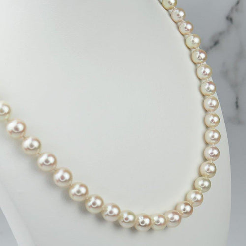 Collier Art déco - Broche avec chaîne de perles en or blanc 14K et diamants 58 Facettes 2151