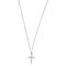 Collier Collier pendentif croix en or blanc 18k et diamants 58 Facettes BO/240006/