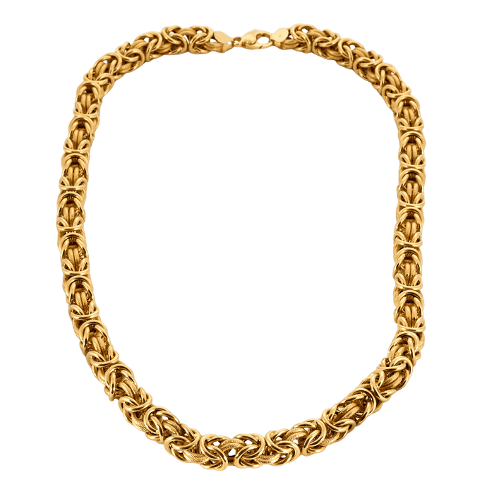 Collier Collier or jaune maille royale 4 Faces 58 Facettes LP816/9