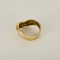 Bague 53 Bague en or jaune godronnée 58 Facettes DV32960-3