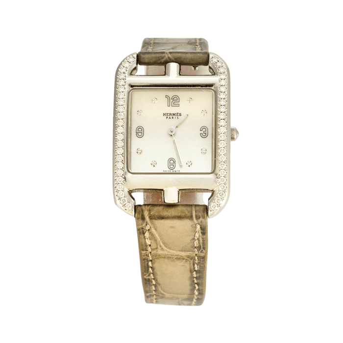 Montre HERMES - Cape Cod - Montre en acier, nacre et diamants 58 Facettes DV0493-3