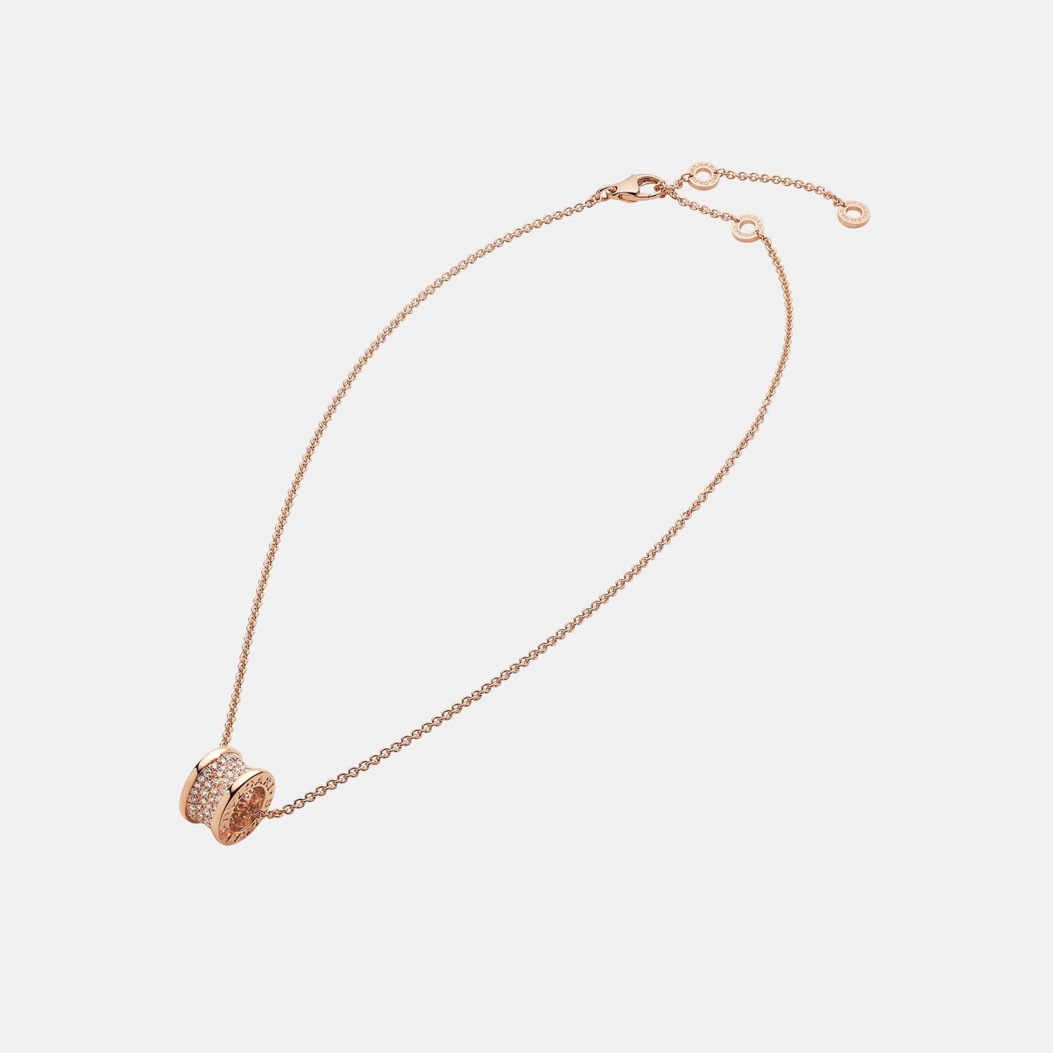 Collier B.Zero1 Or rose Diamant 0.87ct