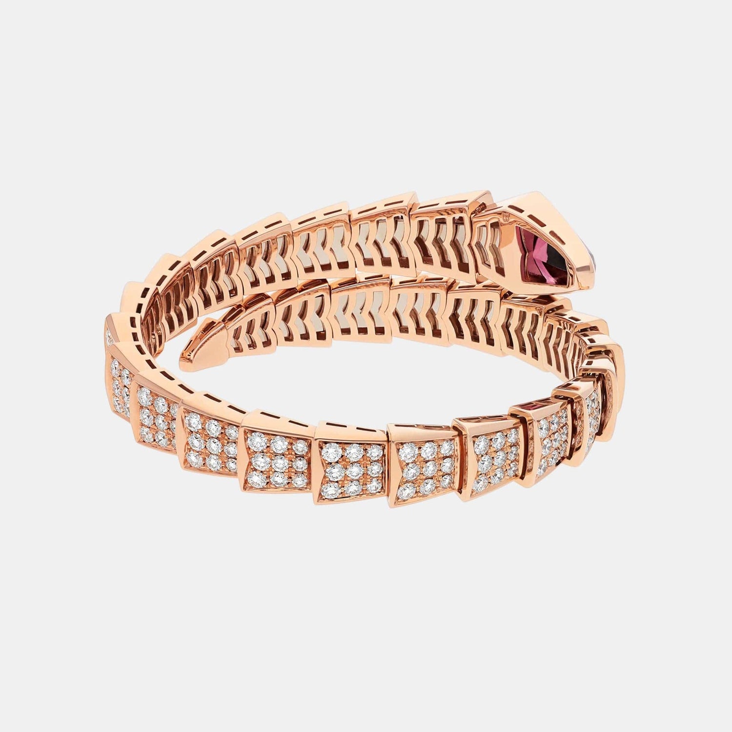 Bracelet Serpenti Or rose Mixte 7.44ct