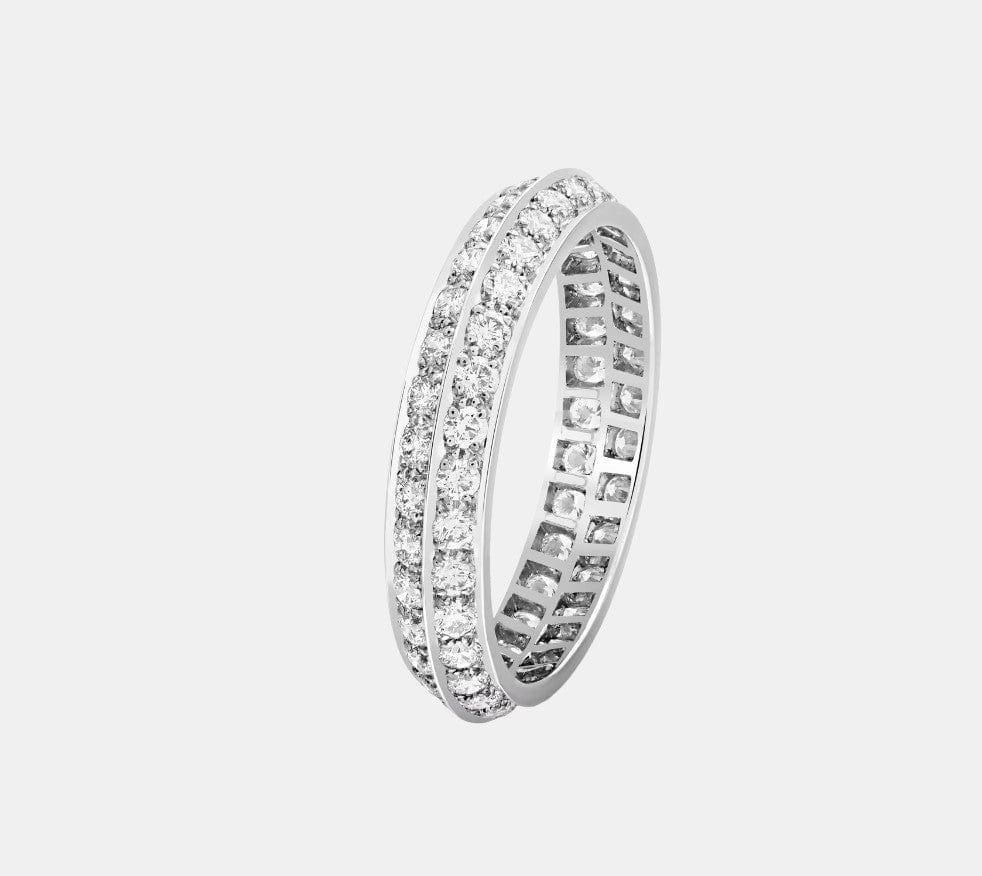 Bague Couture Platine Diamant 0.81ct