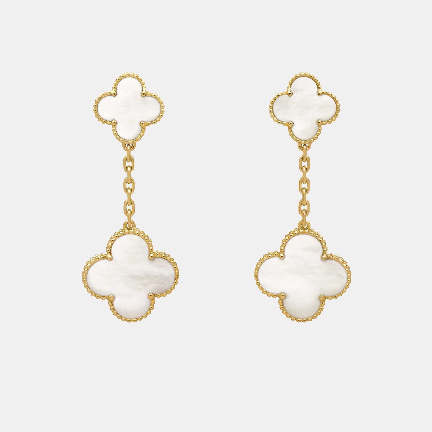 Boucles d'oreilles Magic Alhambra Or jaune Perle 