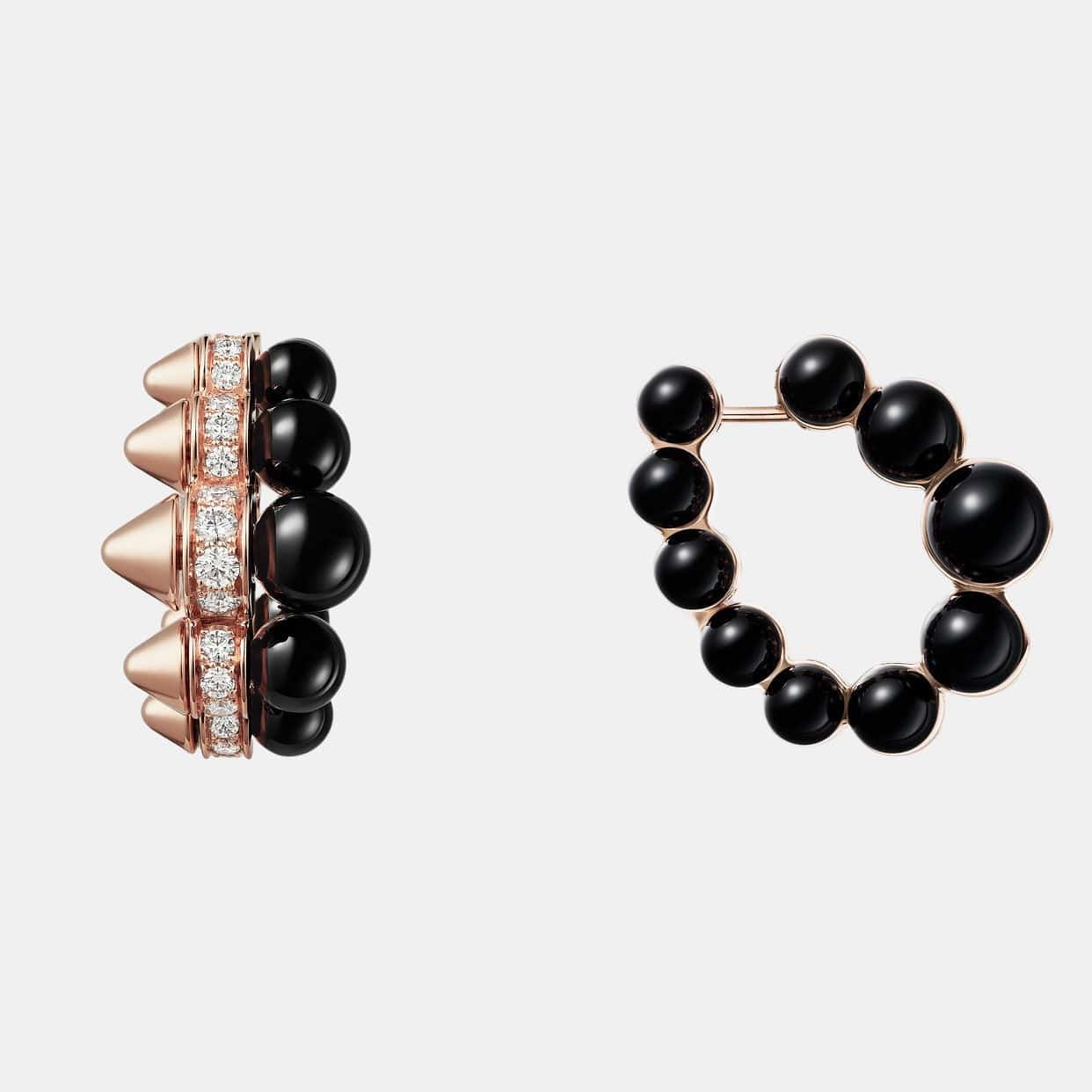 Boucles d'oreilles Clash de Cartier Or rose Diamant